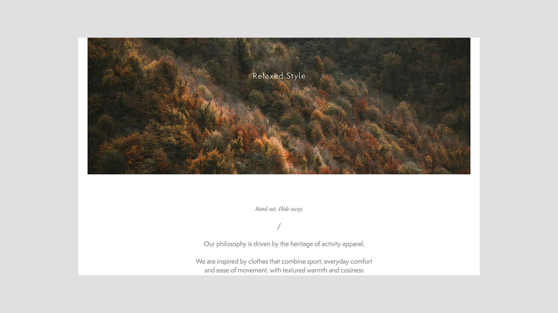 Ausschnitt des Philosophie-Bereichs der Sloww Website